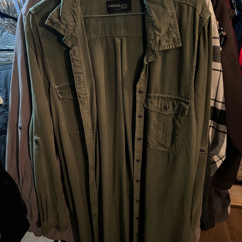 Parasuco Olive Shirt Jacket